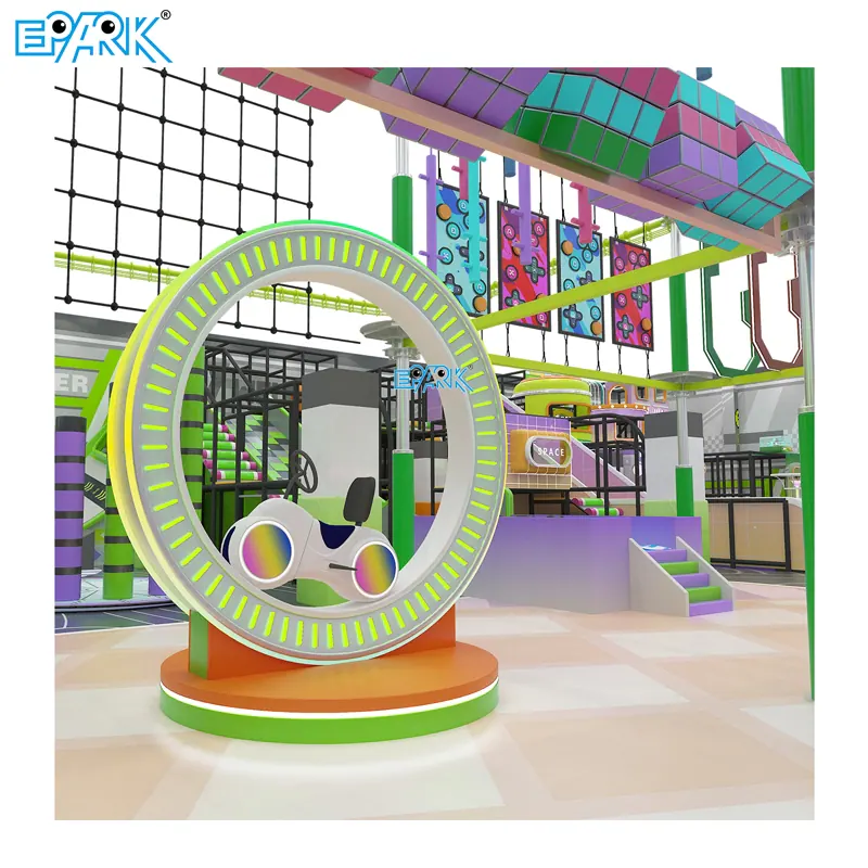 indoor playground equipment close-up play structure detail view 1