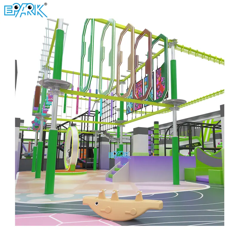 indoor playground equipment close-up play structure detail view 3