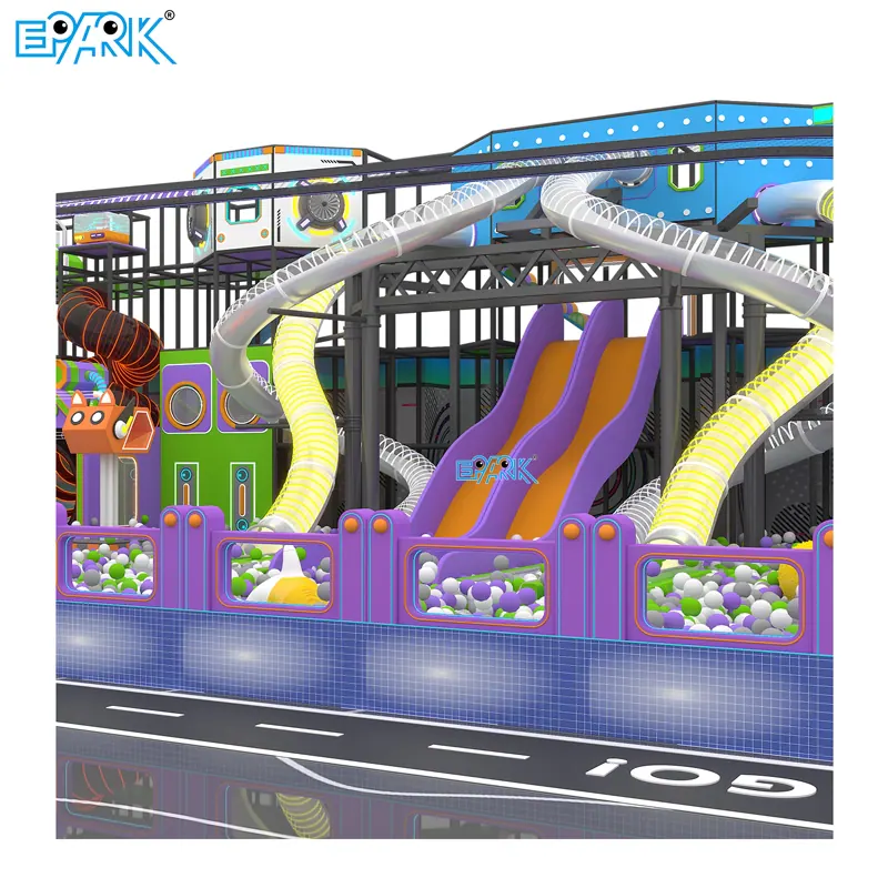 indoor playground equipment close-up play structure detail view 1