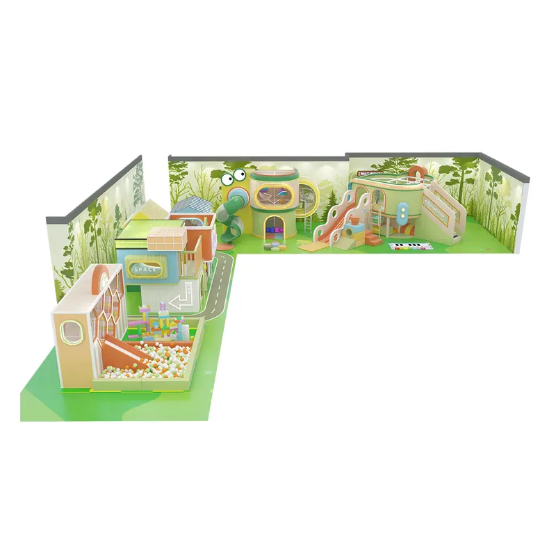 Interactive Play Equipment 3D Project Concept interactive play equipment 270㎡ commercial project concept