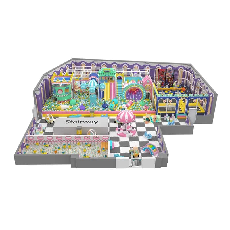 Interactive Play Equipment 3D Project Concept interactive play equipment 325㎡ commercial project concept