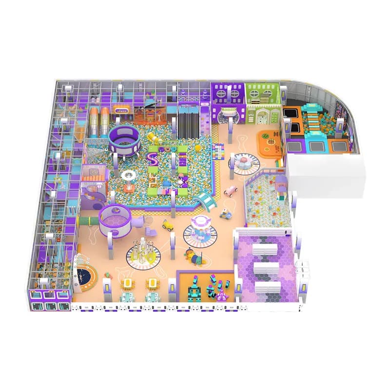 Interactive Play Equipment 3D Project Concept interactive play equipment 830㎡ commercial project concept