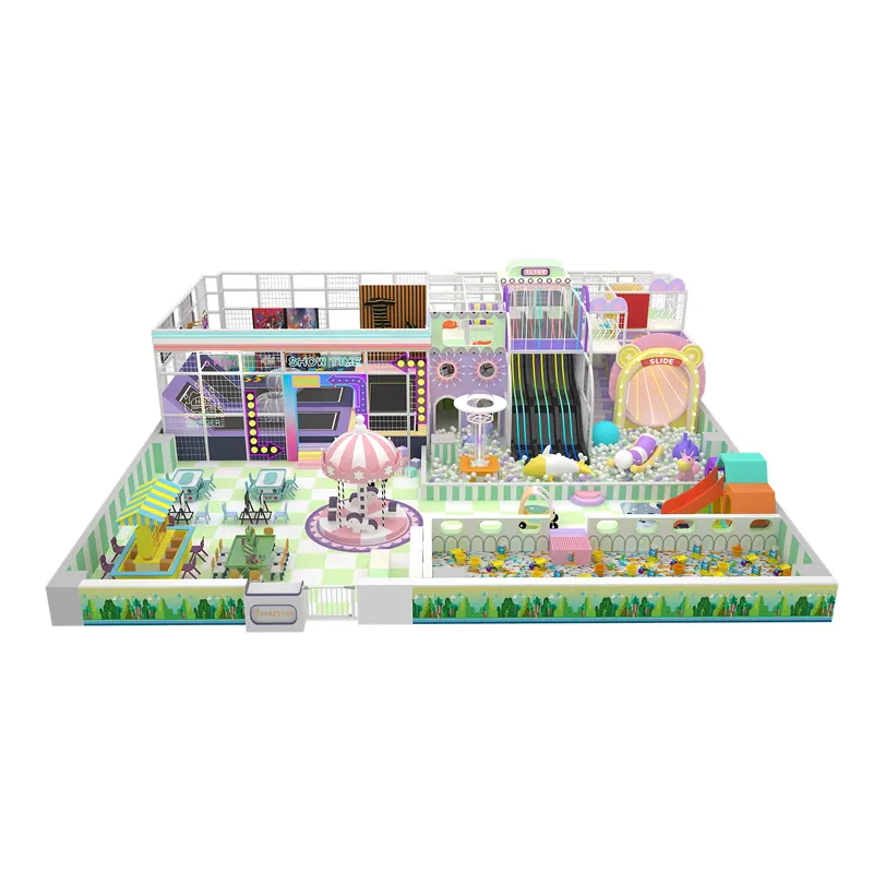 Soft Play Equipment 3D Project Concept soft play equipment 284㎡ commercial project concept
