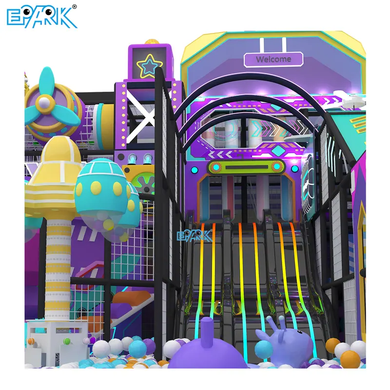 soft play equipment close-up play structure detail view 3