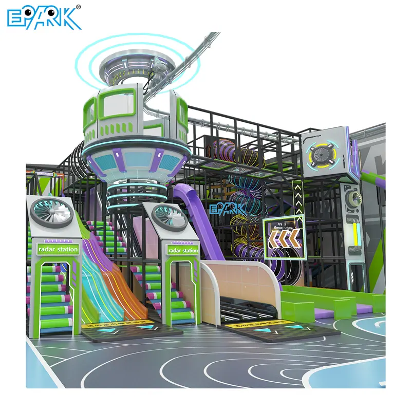 soft play equipment close-up play structure detail view 2