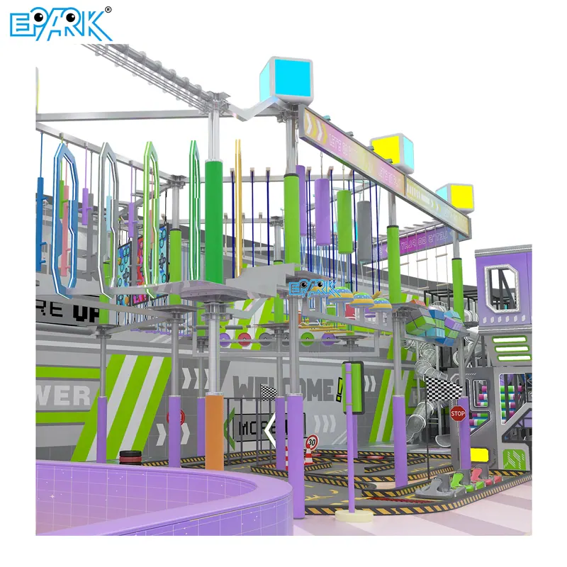 soft play equipment close-up play structure detail view 3