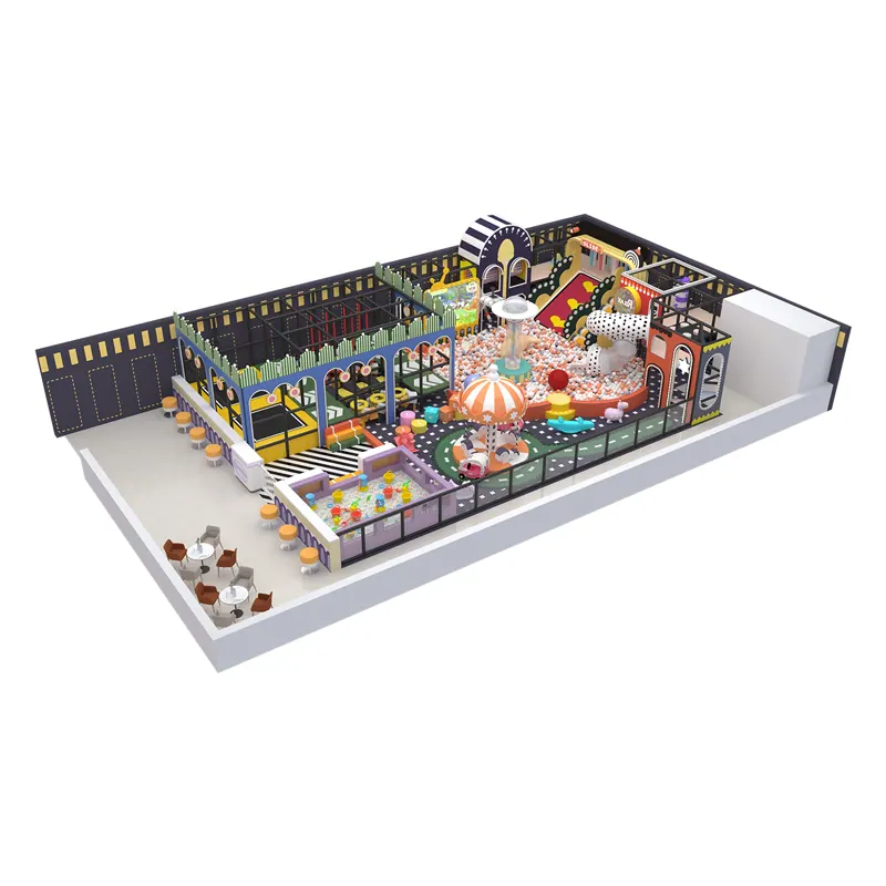 Toddler Play Equipment 3D Project Concept toddler play equipment 260㎡ commercial project concept