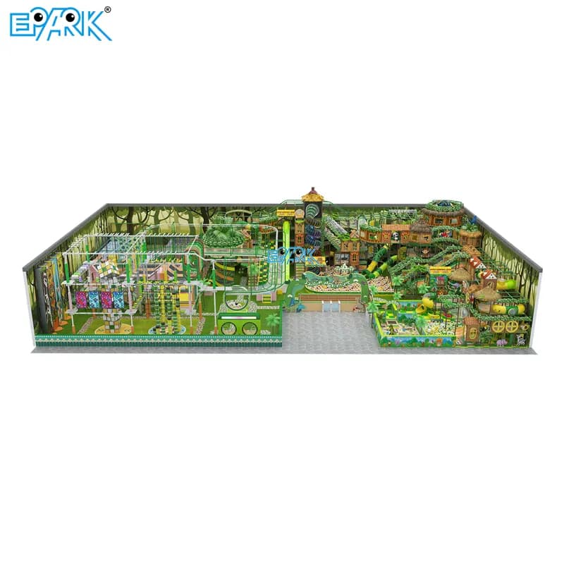 Toddler play area concept for a family entertainment center
