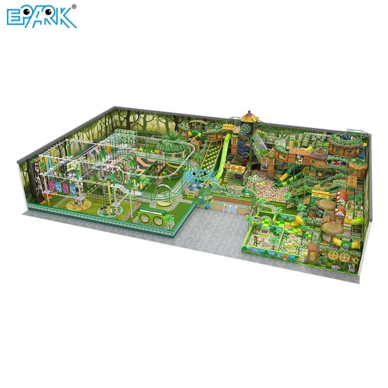 Commercial toddler play layout for a shopping mall venue