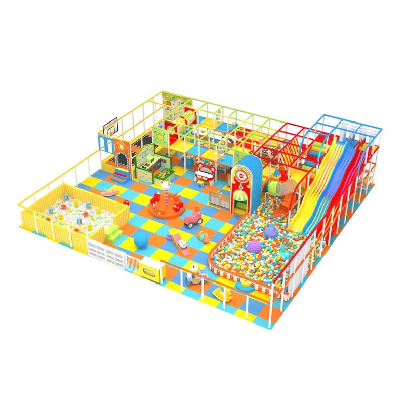 Trampoline Park Equipment 3D Project Concept trampoline park equipment 225㎡ commercial project concept